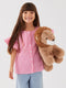 Crew Neck Plaid Short Sleeve Girl's Shirt